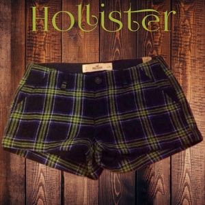 🆕Hollister HCO Plaid Wool Shorts